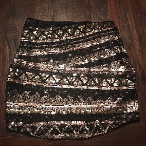 Sequin Mini skirt